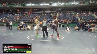 4A 285 lbs Semifinal - Keontay Turner, Cary vs Taevion Cox, New Bern