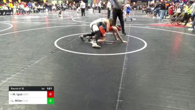 116 lbs Round Of 16 - Madison Igoe, North Pocono vs Laney Miller, Claysburg-Kimmel