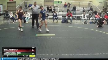 100 lbs Round 3 (4 Team) - Noel Verduzco, Elite Athletic Club vs Justin Williamson, American Gladiators