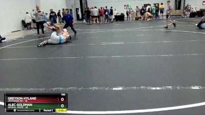 190 lbs Placement (4 Team) - Alec Goldman, Seagull White vs Greyson Hyland, Centurion WC