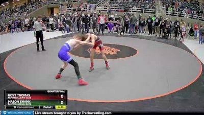 86 lbs Quarterfinal - Mason Shank, Eastern Oregon Elite vs Hoyt Thomas, McMinnville Mat Club