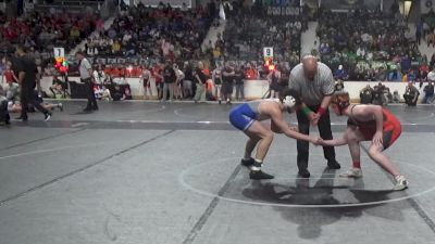 160 lbs Champ. Round 1 - Adrian Monaco, Wichita Wrestling Club vs Laken Lindberg, Colby Kids