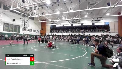 138 lbs Quarterfinal - Alec Avedissian, Harvard Westlake vs Zaydrein Hernandez, St. John Bosco