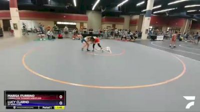 119 lbs Round 4 - Marisa Iturrino, Carrollton Thunder Wrestling vs Lucy Clarno, 3F Wrestling