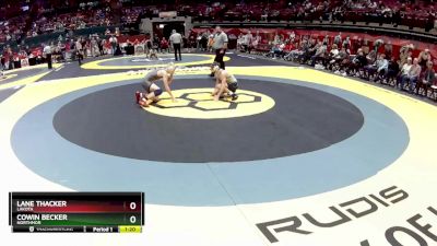 D3-132 lbs Quarterfinal - Lane Thacker, Lakota vs Cowin Becker, Northmor