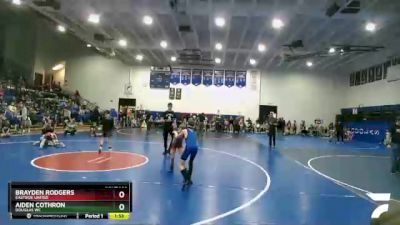 74 lbs Quarterfinal - Brayden Rodgers, Eastside United vs Aiden Cothron, Douglas WC