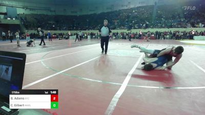 175 lbs Round Of 16 - Bodie Adams, Sallisaw Takedown Club vs Clete Gilbert, Marlow Outlaws