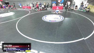 126 lbs Champ. Round 2 - Noah Vera, Beat The Streets - Los Angeles vs Helo Blackwell, Central Catholic Wrestling Club