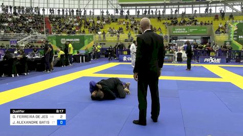 GILSON FERREIRA DE JESUS vs JOSE ALEXANDRE BATISTA DE SOUSA 2024 Brasileiro Jiu-Jitsu IBJJF