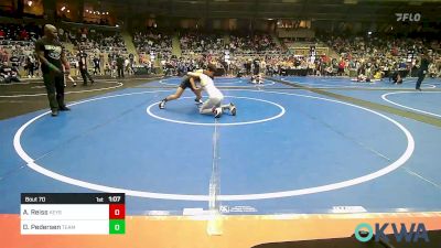 106 lbs Quarterfinal - Ayreson Reiss, Keystone Wrestling Club vs Diesel Pedersen, Team Tulsa Wrestling Club