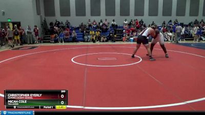 285 lbs Champ. Round 2 - Christopher Eyerly, Elmore County School vs Micah Cole, Tallassee