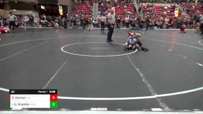 80 lbs Cons. Round 1 - Urijah Brankle, Kansas Young Guns Wrestling Cl vs Xzander Donner, Russell Wrestling Club