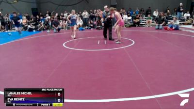 118 lbs 3rd Place Match - Lahalee Michel, WA vs Eva Reintz, WA