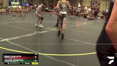 125 lbs Round 3 (6 Team) - Brady Ouellette, Smitty`s Barn vs Matanel Rosenthal, Hewlett Bulldogs