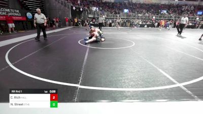 60 lbs Quarterfinal - Weston Myers, Pawhuska Elks Takedown vs Bentley Charlson, Immortal Athletics WC