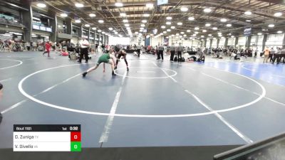 112 lbs Consolation - D'Angelo Zuniga, TX vs Vinny Divello, VA