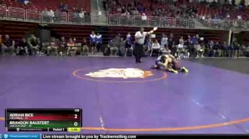 126 lbs Round 3 (3 Team) - Adrian Bice, Columbus vs Brandon Baustert, Lincoln East