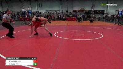 174 lbs Consi of 16 #2 - Brandon Womack, Cornell University vs Nolan Kistler, California Baptist Universtiy