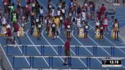 Youth Boys' 100m Hurdles Championship, Semi-Finals 3 - Age 12