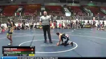 82 lbs Round 3 (4 Team) - Kaiden Skodak, MI Pitbulls vs Natalia Contreras, Junior Panther WC