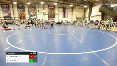 100 lbs Rr Rnd 3 - BRADY HOFMANN, Patriot USA Wrestling Club vs Kymah Gummow, Pit Crew