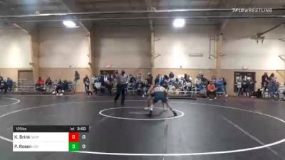 125 lbs Prelims - Karter Brink, NEO vs Paxton Rosen, Central Oklahoma