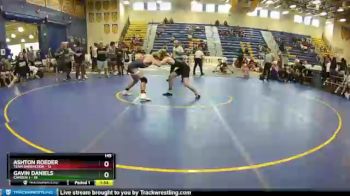 145 lbs Round 7 (8 Team) - Gavin Daniels, Camden 1 vs Ashton Roeder, Team Barracuda
