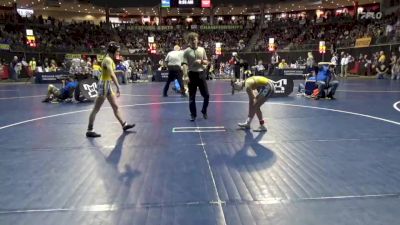 95 lbs Round Of 16 - Ella Kasunic, Oil City vs Katharyn Cheeseman, Laurel