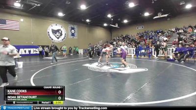 170 lbs Champ. Round 1 - Kane Cooks, Atascadero vs Noah Betancourt, Washington Union