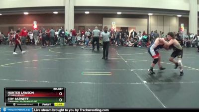 Round 1 - Hunter Lawson, St Paris Graham vs Coy Barnett, Tomahawk Youth Wrestling