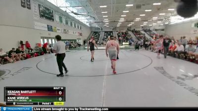 285 lbs Round 4 (8 Team) - Kane Wirkus, Rapid City Central vs Keagan Bartlett, Central