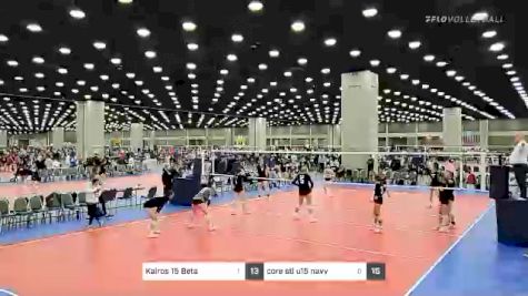 Kairos 15 Beta vs core stl u15 navy - 2022 JVA World Challenge presented by Nike - Expo Only