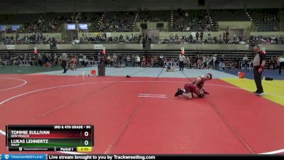 90 lbs Cons. Round 1 - Tommie Sullivan, New Prague vs Lukas Lehnertz, WKAP