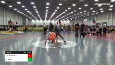 132 lbs Round Of 32 - Chandler Merwin, NY vs Steven Bell, AL