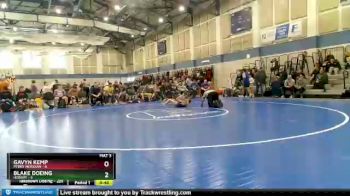 85 lbs Semis (4 Team) - Gavyn Kemp, Perry Meridian vs Blake Doeing, Hobart