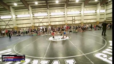 74 lbs Champ. Round 2 - Jonathan Dryden, MT vs Daniel Martinez, CA