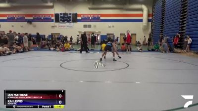 145 lbs Quarterfinal - Ian Mathuse, Powhatan Youth Wrestling Club vs Kai Lewis, Nova WC