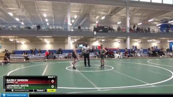 95 lbs Finals (2 Team) - Leonidas Giatis, Medina Highland vs Bazely Simison, Graham