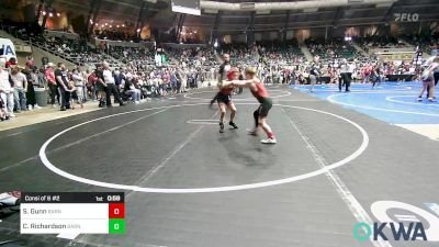 66 lbs Consi Of 8 #2 - Sterling Gunn, Barnsdall Youth Wrestling vs Cole Richardson, Barnsdall Youth Wrestling