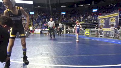 60 lbs Round Of 32 - Isaac Berrier, East Pennsboro vs Bronson Perkins, Valley