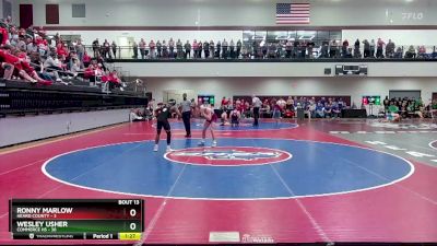 144 lbs Quarters & 1st Wb (16 Team) - WESLEY USHER, Commerce Hs vs Ronny Marlow, Heard County