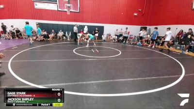 105 lbs Round 1 (6 Team) - Gage Stark, Southwest MO Stingers vs Jackson Shipley, Reece`s Warriors