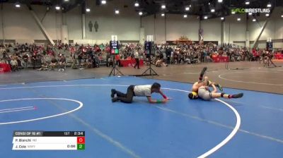 125 lbs Consi of 16 #1 - Paul Bianchi, North Dakota State vs Jaxon Cole, Western Wyoming