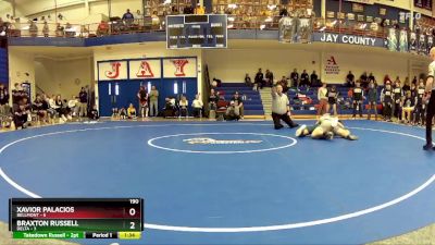 190 lbs Placement (16 Team) - Xavior Palacios, Bellmont vs Braxton Russell, Delta