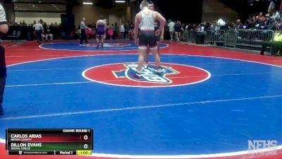 1A-215 lbs Cons. Round 2 - Carlos Arias, Bryan County vs Dillon Evans, Social Circle