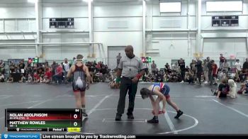 84 lbs Round 4 (8 Team) - Matthew Rowles, 4M vs Nolan Adolphsom, 84 Athletes