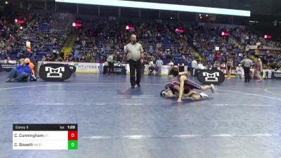 65 lbs Consy 3 - Cj Cunningham, St. Marys vs Colt Bissett, West Greene