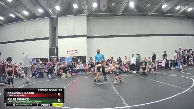 52 lbs Semifinal - RyLee France, Spartanburg Wrestling Academy vs Braxton Harder, Carolina Reapers