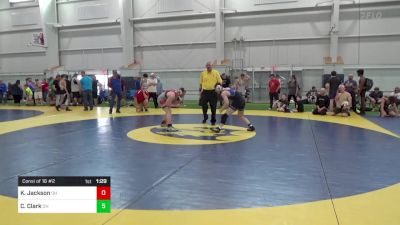 152-C lbs Consi Of 16 #2 - Kaleb Jackson, OH vs Cashil Clark, OH