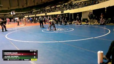 88 lbs Semifinal - Alexis Galindo, NOVA Wrestling Club vs Dominik Sales, Guerrilla Wrestling (GWA)